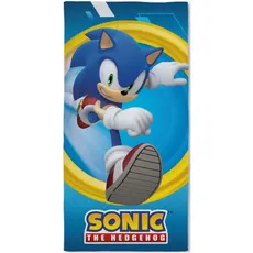 Bavlnená plážová osuška Sonic the Hedgehog - 100% bavlna - 70 x 140 cm
