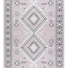 Dywany Łuszczów Kusový koberec Sion Sisal Aztec 3007 pink/ecru – na von aj na doma - 120x170 cm