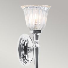 Elstead BATH-DRYDEN1-PC - LED Kúpeľňové svietidlo DRYDEN 1xG9/3W/230V IP44