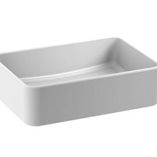 Jika Cubito Pure - Umývadlo na dosku, 50x35 cm, bez prepadu, matná biela H8184237571121