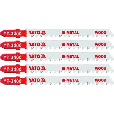 List do přímočaré pily 100 mm na dřevo TPI6 5 ks Bi-Metal