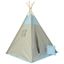 Detský stan Teepee sivo-modrý/hviezdy