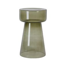 Sklenený okrúhly odkladací stolík ø 30 cm Dakwa – Light & Living
