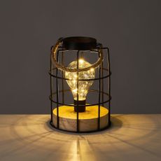Čierna stolová lampa (výška 20,5 cm) – Casa Selección