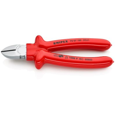 Bočné štiepacie kliešte chrómované 180 mm - 7007180