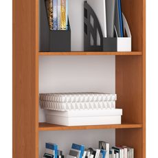 Ak furniture Kancelársky regál Rexa 60 cm 1 zásuvka a 4 police jelša