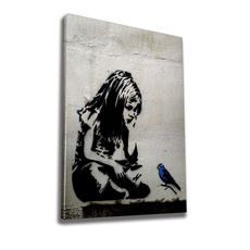 Wallity Obraz na plátne Bird calling WY49 50x70 cm