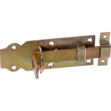 Dverová zástrčka nažlto pozinkovaná 140 mm x 45 mm
