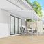 Záhradná hliníková pergola s polykarbonátom 6 x 3 m | biela