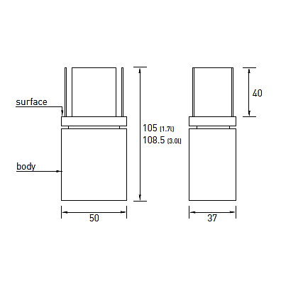 Radius design cologne BIO krb voľne stojací Radius design cologne (SEMI FLAME 3L 553E)