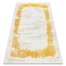Béžovo-zlatý štruktúrovaný koberec Core Emilio Rozmer: 80x150 cm