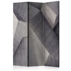 Paraván Abstract concrete blocks Dekorhome 135x172 cm (3-dielny)