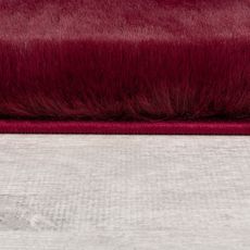 Flair Rugs , Kusový koberec Ivy Faux Fur Red, 160x230, červená, obývacia izba