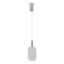 LED Luster na lanku PERFORATO LED/6,3W/230V 3000K lesklý chróm pr. 13 cm