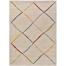 Biely koberec Universal Kasbah White, 80 × 150 cm