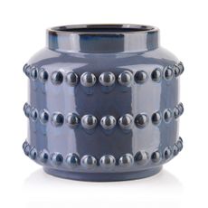 Mondex Since 1986R Keramická váza MIGLIORE 21,5 cm modrá
