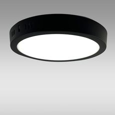 Stropnica LED  RING 18W 4200K okrúhla antracit
