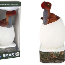 Lean Toys Detská USB lampa – Dinosaurus hnedý