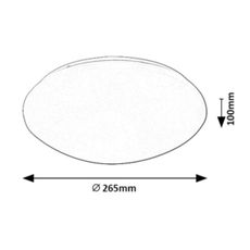 Rabalux 71132 - LED Stropné svietidlo so senzorom LUCAS LED/12W/230V IP44 4000K