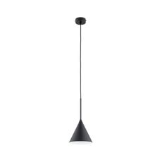 Luster na lanku FABO 1xE27/15W/230V čierna
