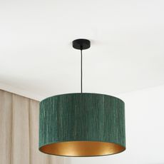 Brilagi - Luster na lanku BOSTON ROLLER 1xE27/15W/230V pr. 45 cm zelená/zlatá