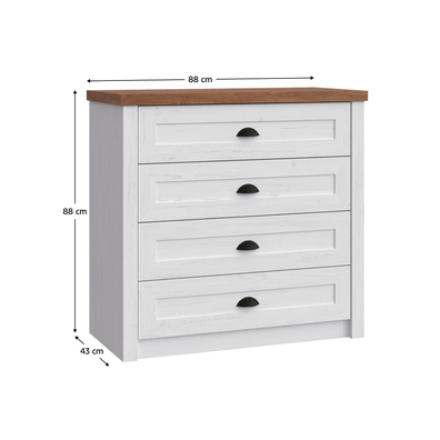 Komoda PROVANCE K4, sosna andersen