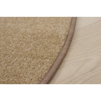 Vopi Nášľapy na schody Eton béžový polkruh, samolepiaci - 28x65 polkruh (rozmer vrátane ohybu)