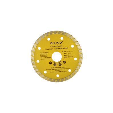 Kotúč diamantový rezný GEKO, TURBO, 115x8x22mm