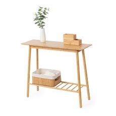 Konzolový stolík v prírodnej farbe 30x90 cm – Compactor