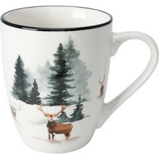 Porcelánový hrnček Winter Deer, 320 ml