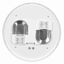 Ecolite W142/B-BI - Stropné svietidlo HECTOR 2xE27/60W/230V IP44 biela