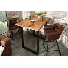 Barový stôl Iron Craft 120cm natural mango