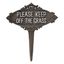 Kovový záhradný zápich Please Keep off the Grass – Esschert Design