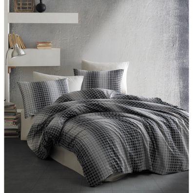 BedTex Bavlnené obliečky Oberon šedá, 220 x 200 cm, 2 ks 70 x 90 cm