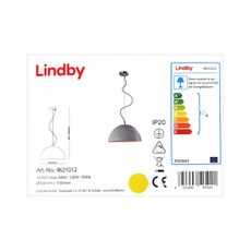 Lindby - Luster na lanku JELIN 1xE27/60W/230V