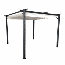 Pergola s posuvnou strechou, hliník, PEPY BASIC
