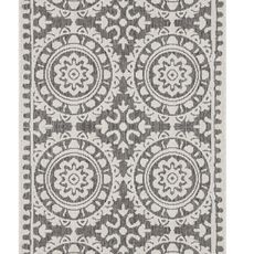 NORTHRUGS - Hanse Home koberce Behúň Twin Supreme 104128 Grey / Cream – na von aj na doma - 80x250 cm