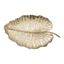 Dekorácia v zlatej farbe Mauro Ferretti Leaf, 35,5 × 23 cm