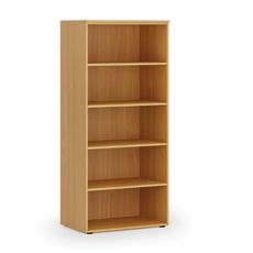 Kancelársky regál PRIMO WOOD, 800 x 500 x 1781 mm, buk