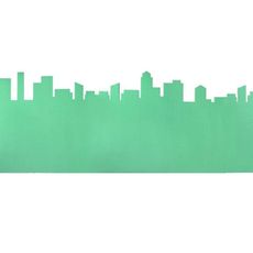 Vylen Samolepiaca ochrana steny za detskú posteľ CITY Zvoľte farbu: Jarná zelená