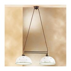 Kolarz 731.82.27 - Luster na lanku NONNA 2xE27/75W/230V zelená