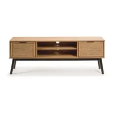 TV stolík z borovicového dreva 140x52 cm Natasha – Marckeric