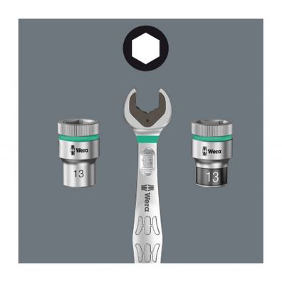 Wera 003516 Zyklop 1/4" 6-stranná 1/4" zásuvka typ 8790 HMA