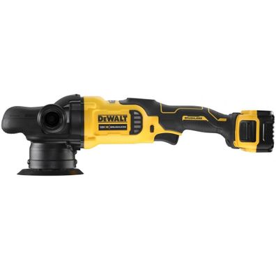 Aku bezuhlíková excentrická leštička DeWALT DCM848P2 125 mm 18 V