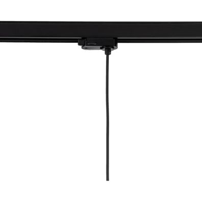 Luster na lanku 3-fáz. lišto. systému TRACER 1xE27/15W/230V pr. 38 cm čierna/biela