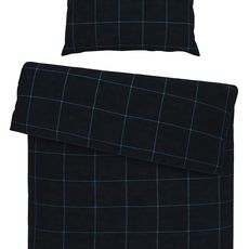 Esprit POSTEĽNÁ BIELIZEŇ, flanel, modrá, tmavomodrá, 140/200 cm