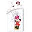 Bavlnené posteľné obliečky Disney - motív Minnie Mouse s púpavou - 100% bavlna - 70 x 90 cm + 140 x 200 cm