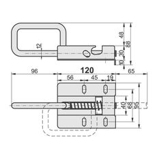 ZV 120mm zástrč vratová