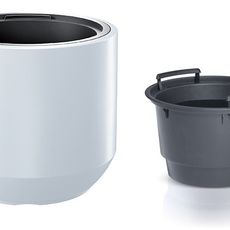 Prosperplast Květináč s vkladem HEOSO bílý, varianta 29,8 cm