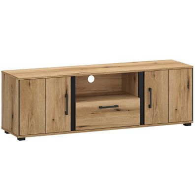 TV stolík Kendal B  2d1s Light + Black